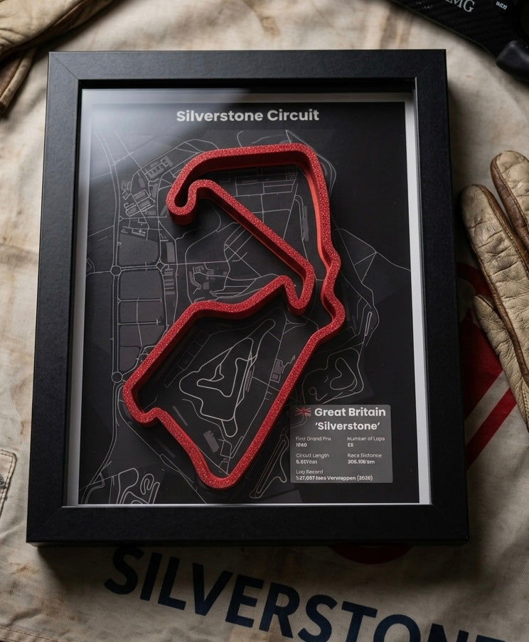 F1 Circuit Silverstone Track 3D