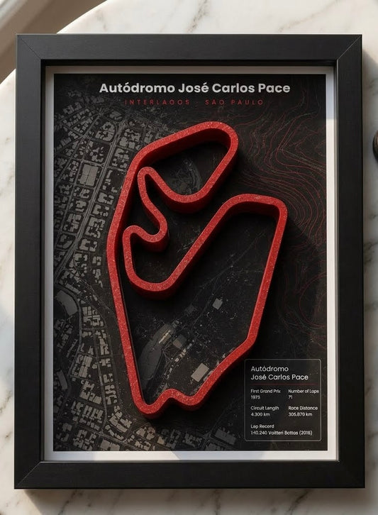 F1 Interlagos Circuit Track 3D