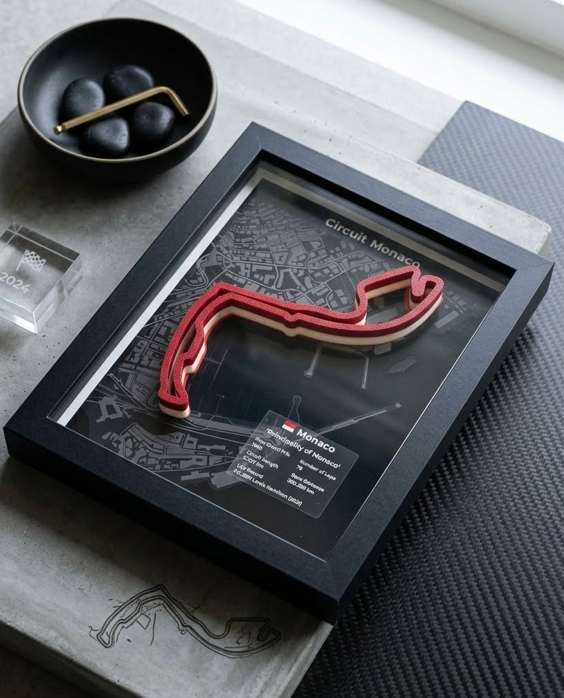 F1 Monaco Circuit Track 3D